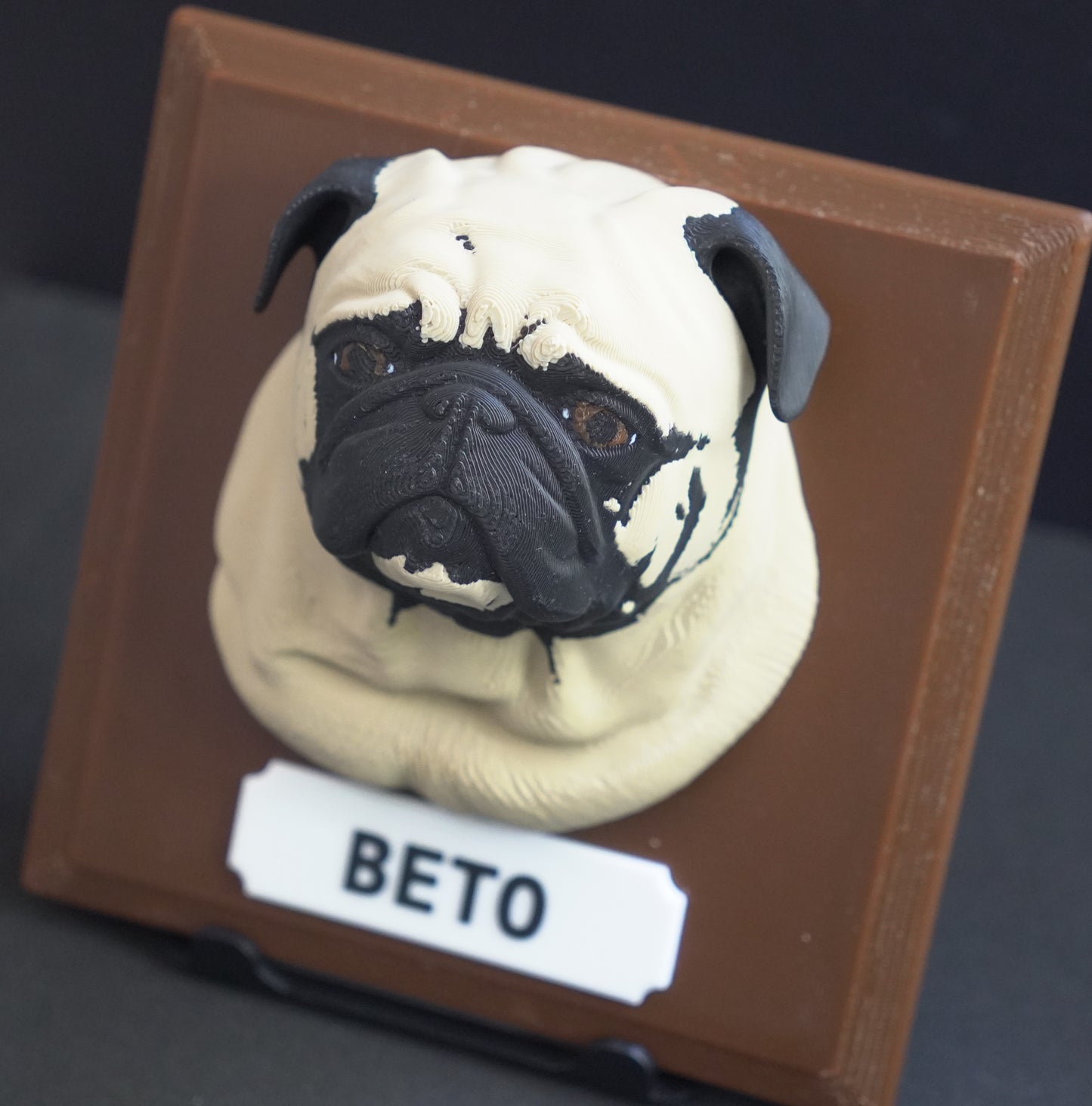 Figura 3D Personalizada de Mascota (15cm - Busto)