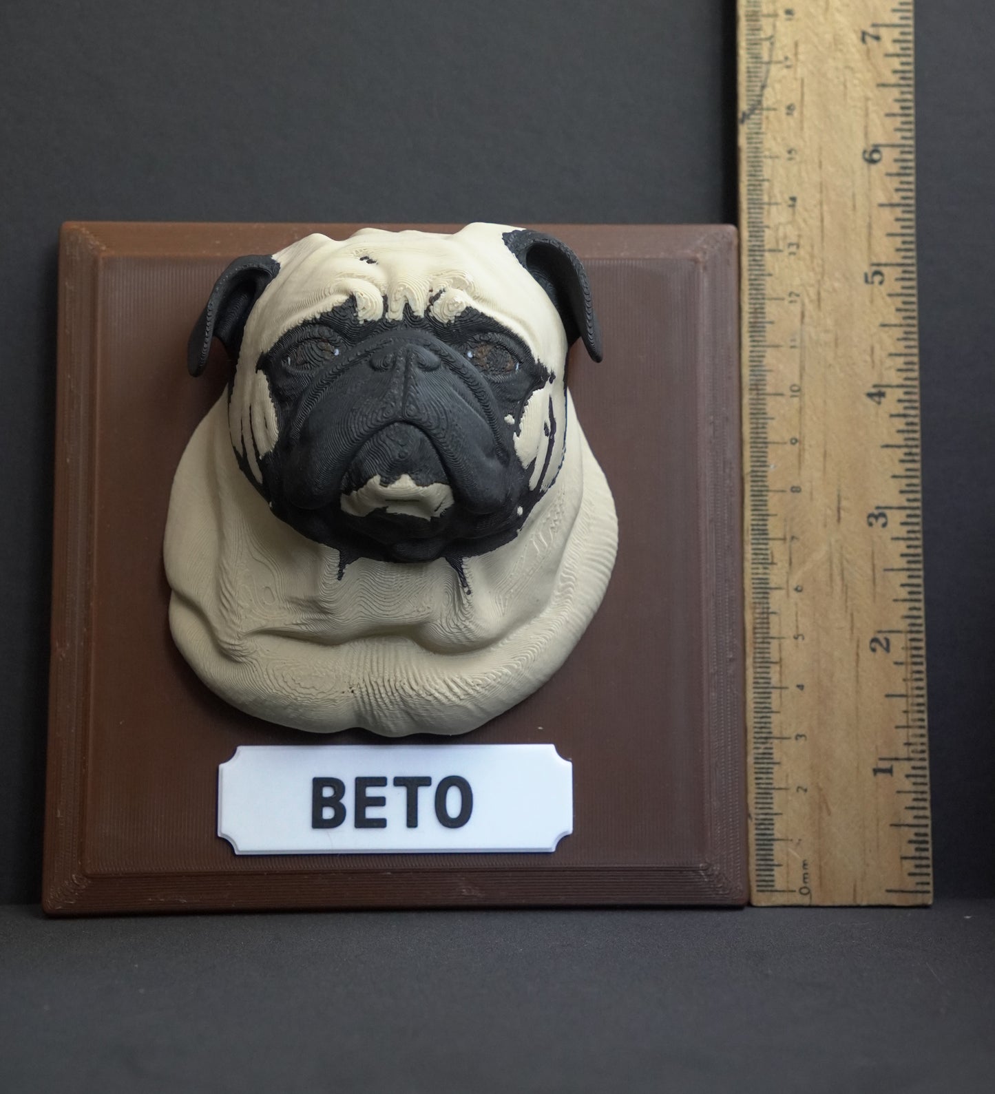 Figura 3D Personalizada de Mascota (15cm - Busto)